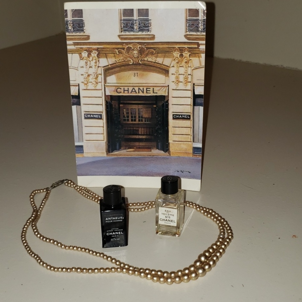 2X small empty Chanel bottles